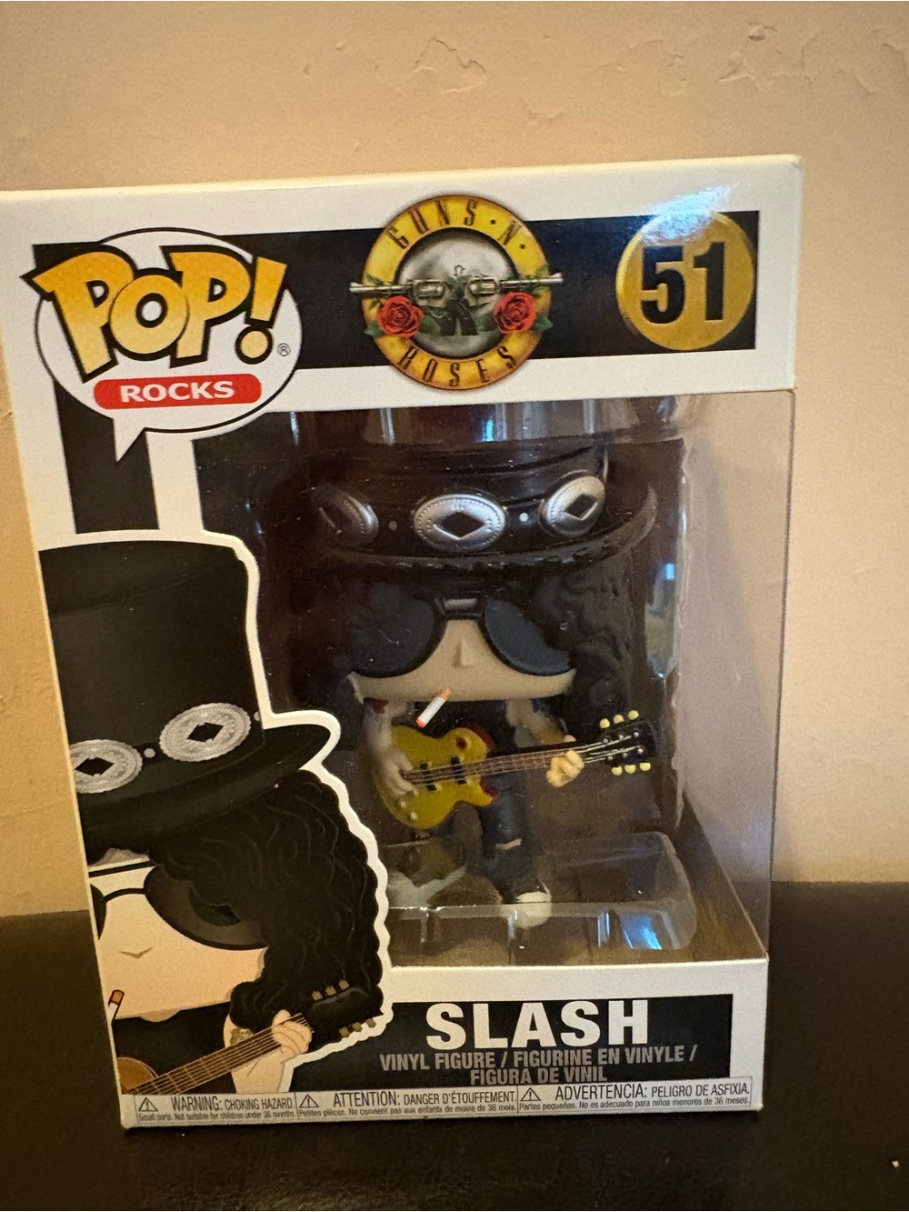 Funko Pop! Rocks Slash Vinyl Figure - Black & Yellow